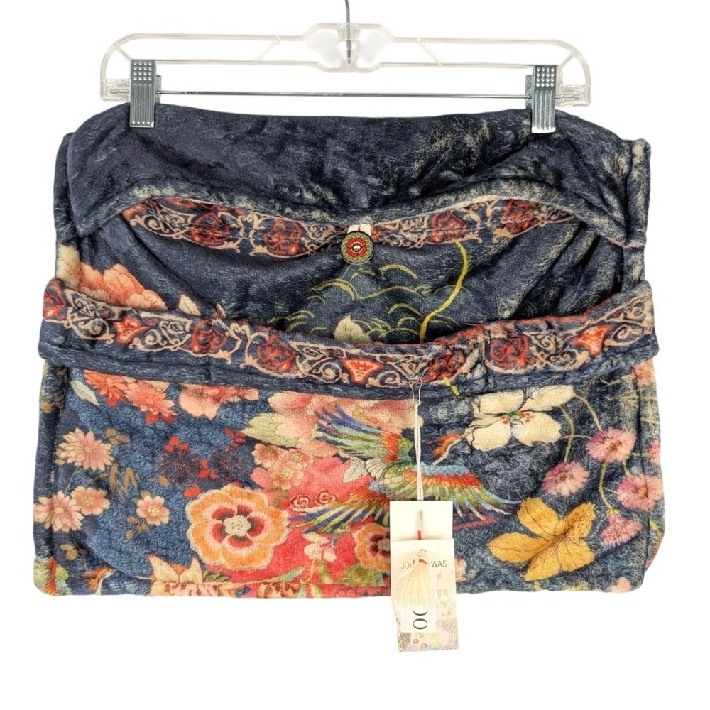 NWT Johnny Was Travel Blanket BAG ONLY Mcdreamer Night Button Opening Laptop